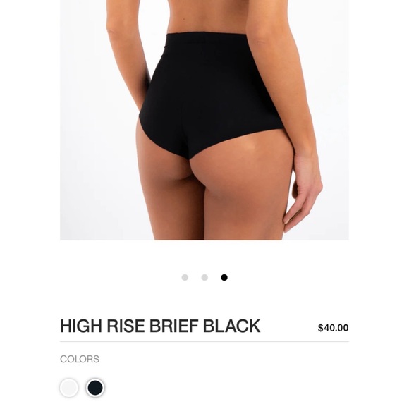 ETERNE Set of 2 Underwear BLACK Size XS NWT - Picture 7 of 7